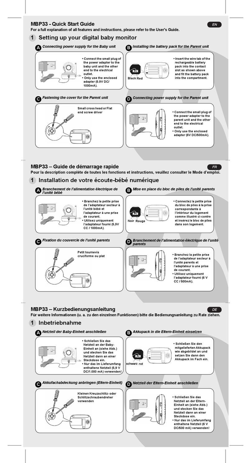 Motorola MBP33 quick start guide
