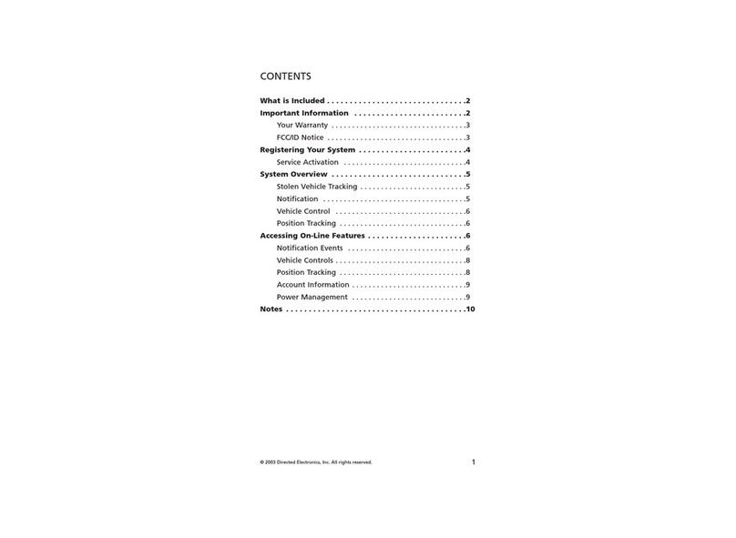 Clifford GPS1 User manual