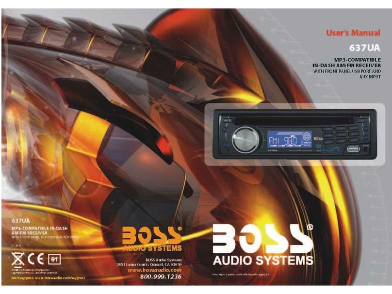 Boss Audio Systems 637UA User manual