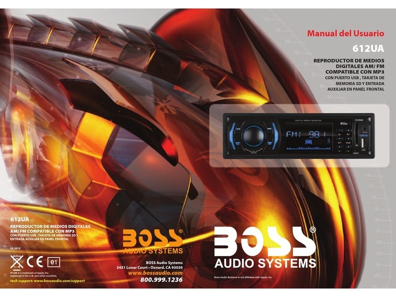 Boss Audio Systems 612UA User guide Boss Audio Systems 612UA User guide