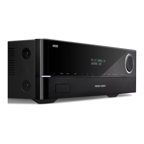Harman Kardon AVR 161/230C owner's manual