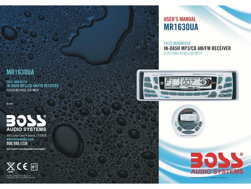 Boss Audio Systems MR1630UA user manual Boss Audio Systems MR1630UA user manual