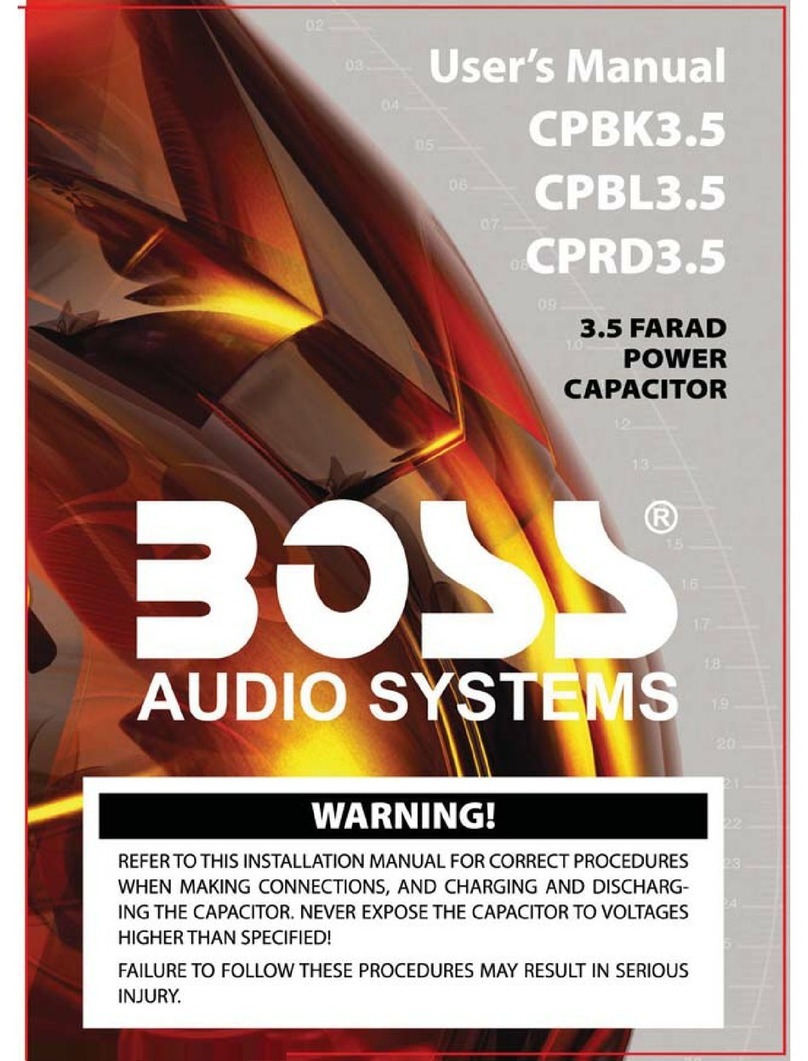 Boss Audio Systems CPBK3.5 User manual