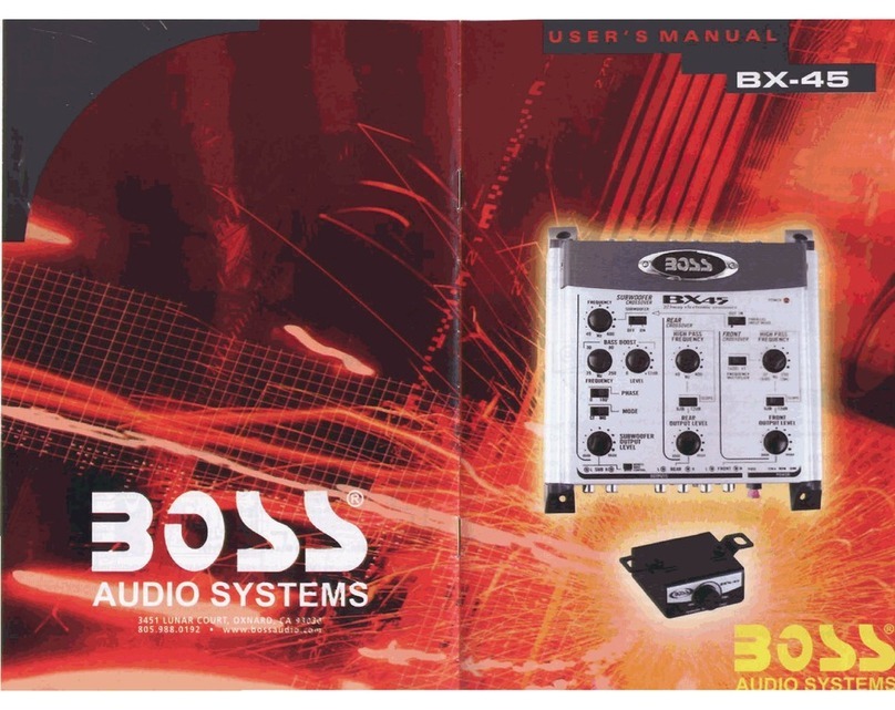 Boss Audio Systems BX45 user manual