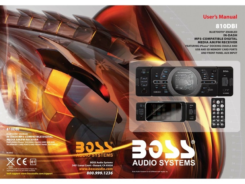 Boss Audio Systems 810DBI user manual