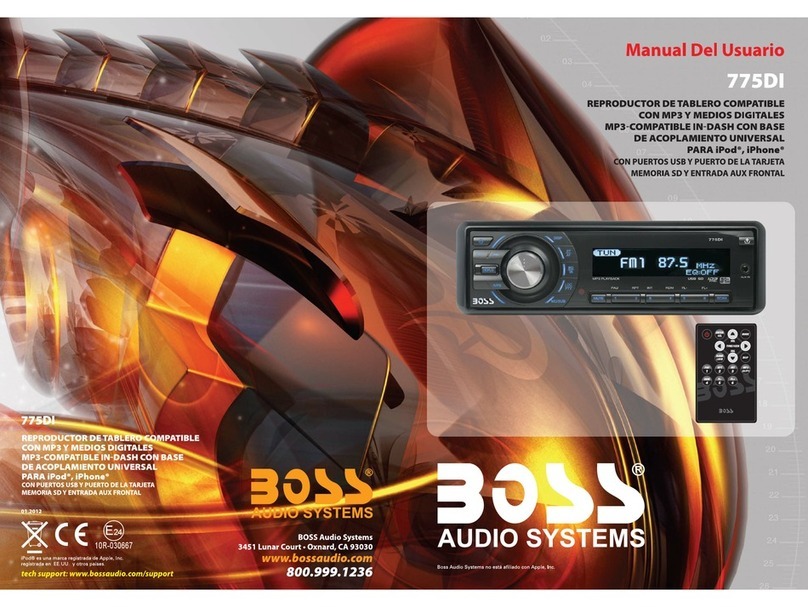 Boss Audio Systems 775DI Manual Del Usuario