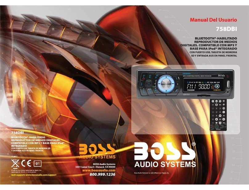 Boss Audio Systems 758DBI User manual