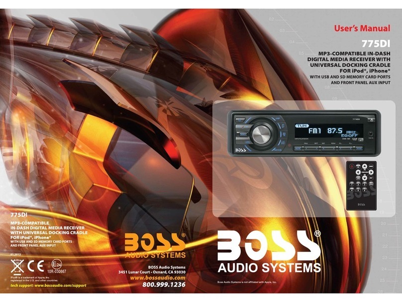 Boss Audio Systems 775DI user manual