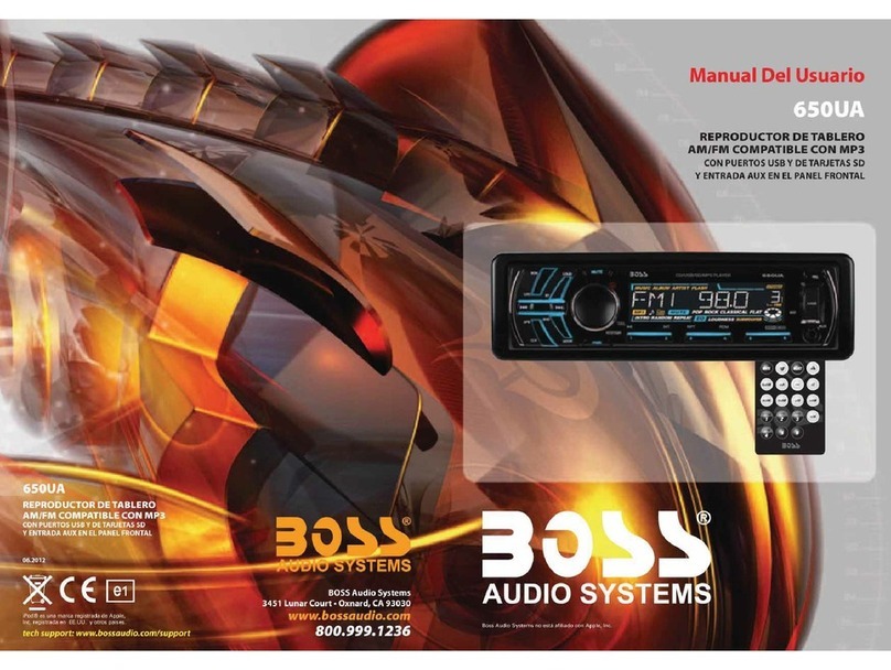 Boss Audio Systems 650UA User guide
