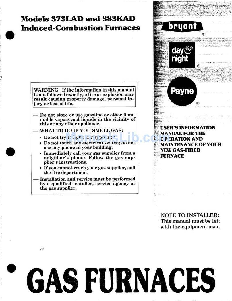 Bryant 373LAD Instruction Manual