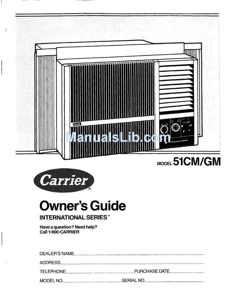 Carrier 51CM User manual
