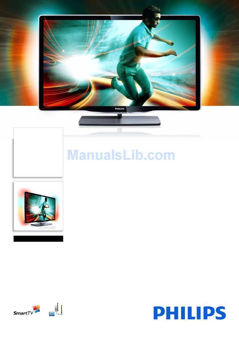 Philips 46PFL8606T User manual