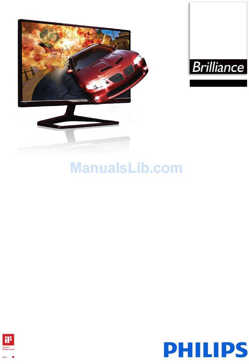 Philips Brilliance 238G4DHSD/94 User manual