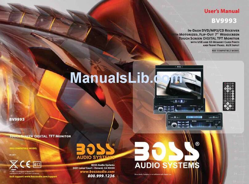 Boss Audio Systems BV9993 user manual