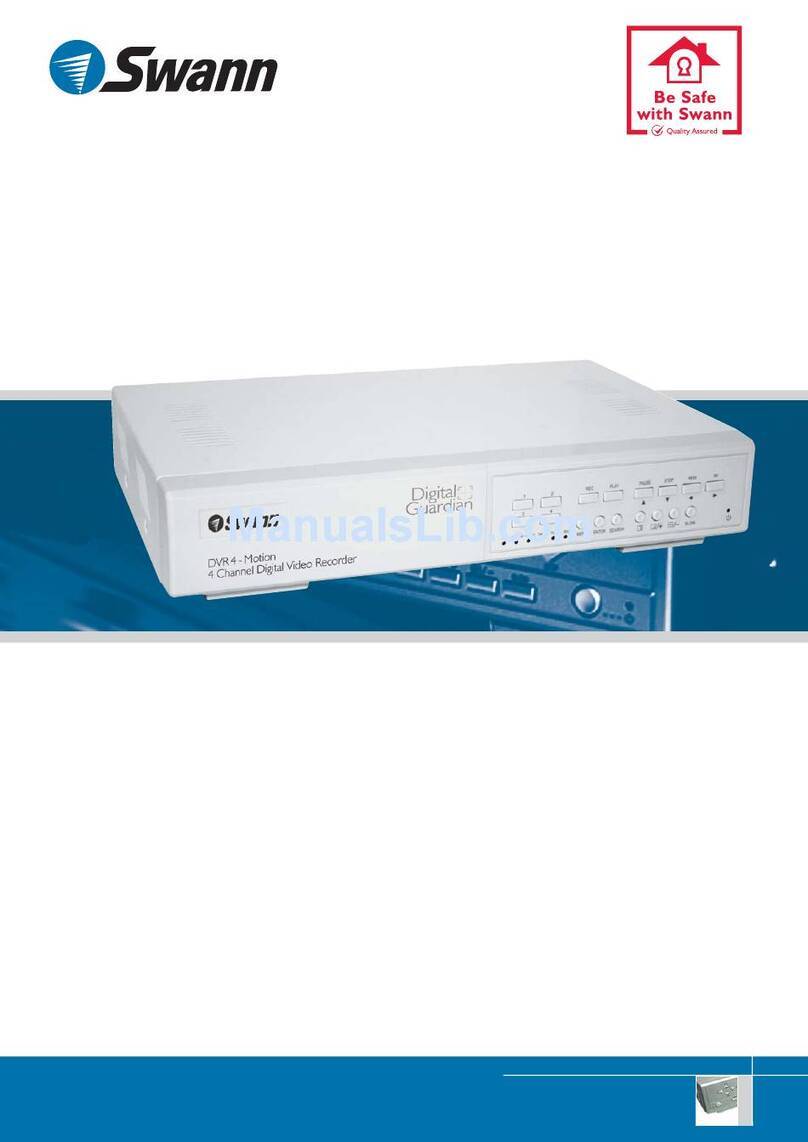 Swann DVR4-Motion User manual Swann DVR4-Motion User manual
