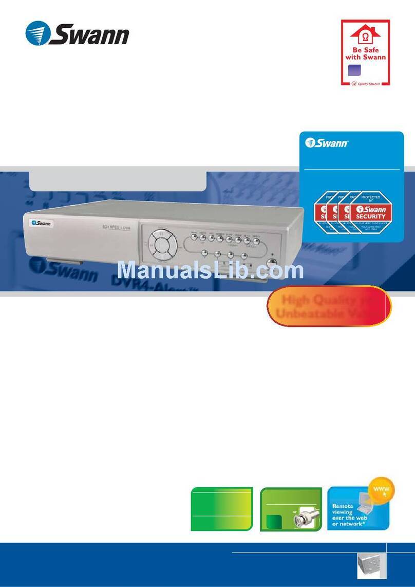 Swann DVR4-Pro-Net TBA User manual