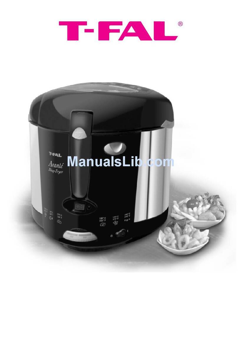 T-Fal Avante Deep-Fryer User manual