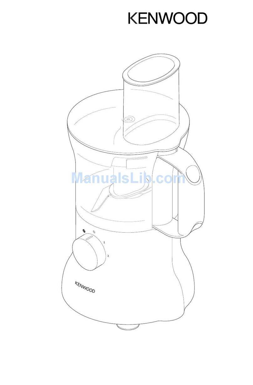 Kenwood FP215 Installation guide