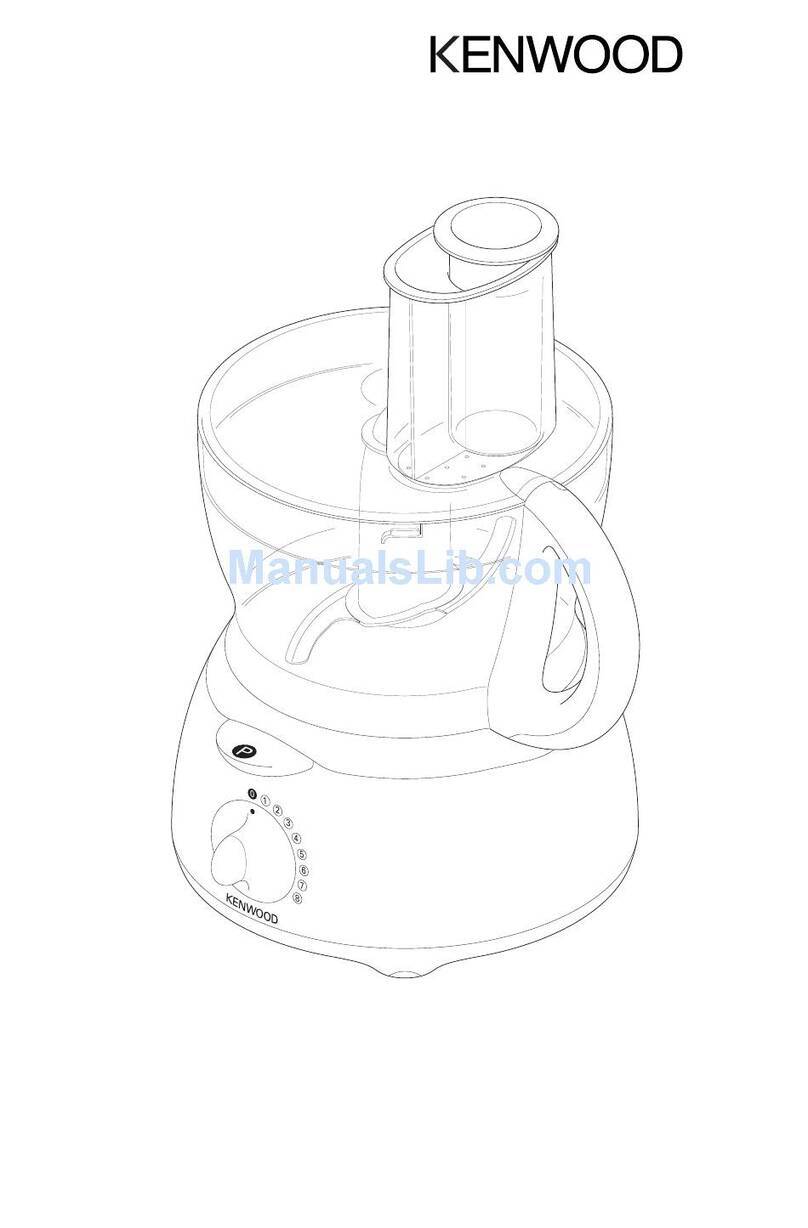 Kenwood FP582 Installation guide