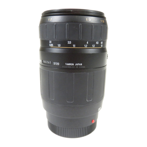 Tamron 572D owner's manual