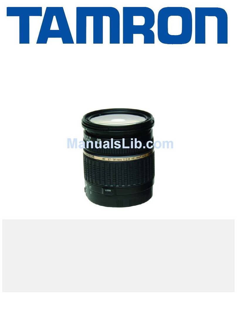 Tamron A16 owner's manual