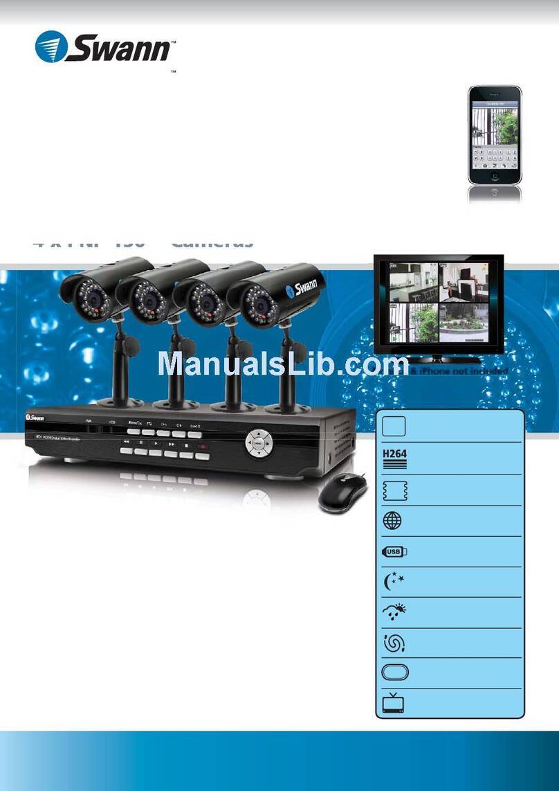 Swann 4 Channel DVR4-2000 User manual