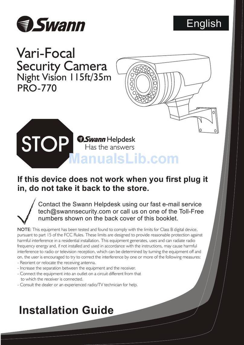 Swann PRO-770 installation guide