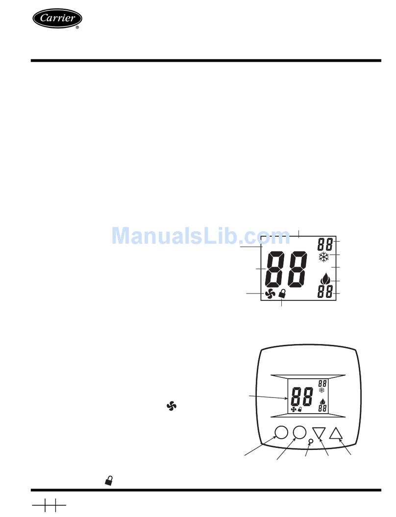 Carrier Debonair 33CSSN2-WC owner's manual
