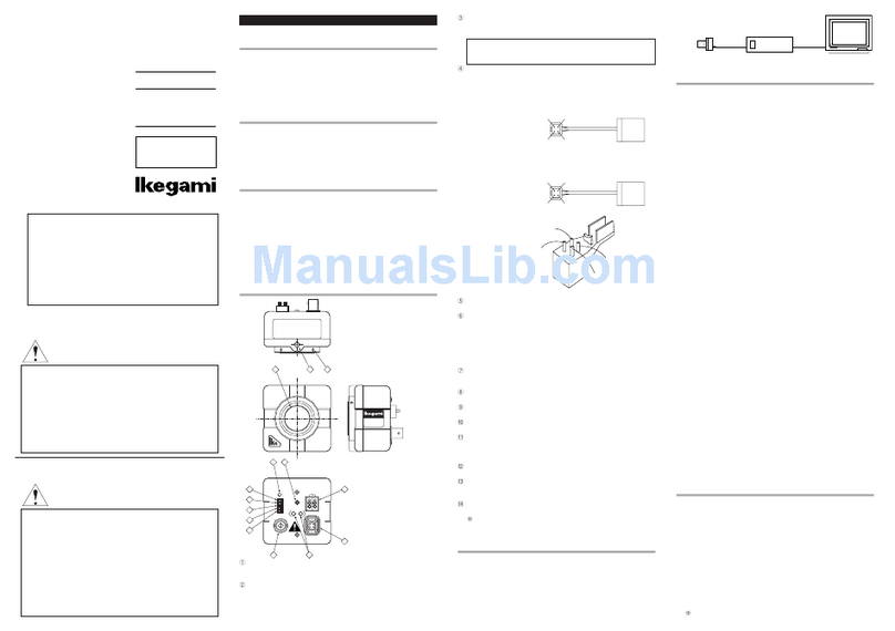 Ikegami ICD-505 User manual Ikegami ICD-505 User manual