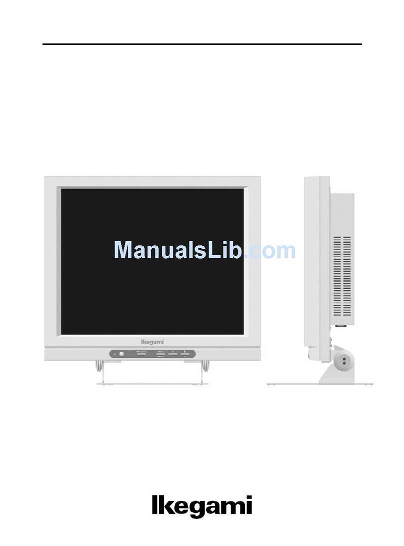 Ikegami MLM-1581CH User manual
