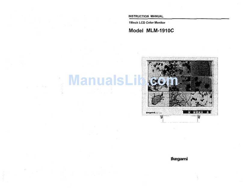 Ikegami MLM-1910C User manual
