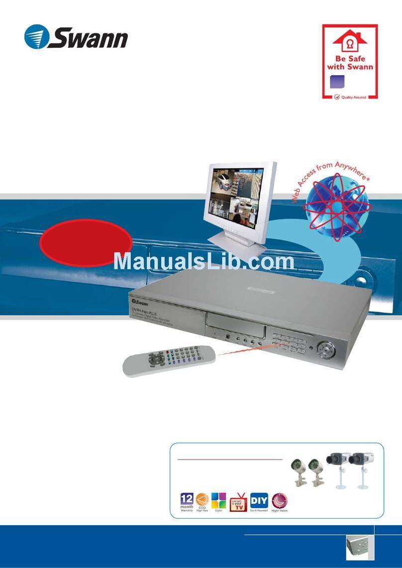 Swann 4 Camera DVR Pack User manual
