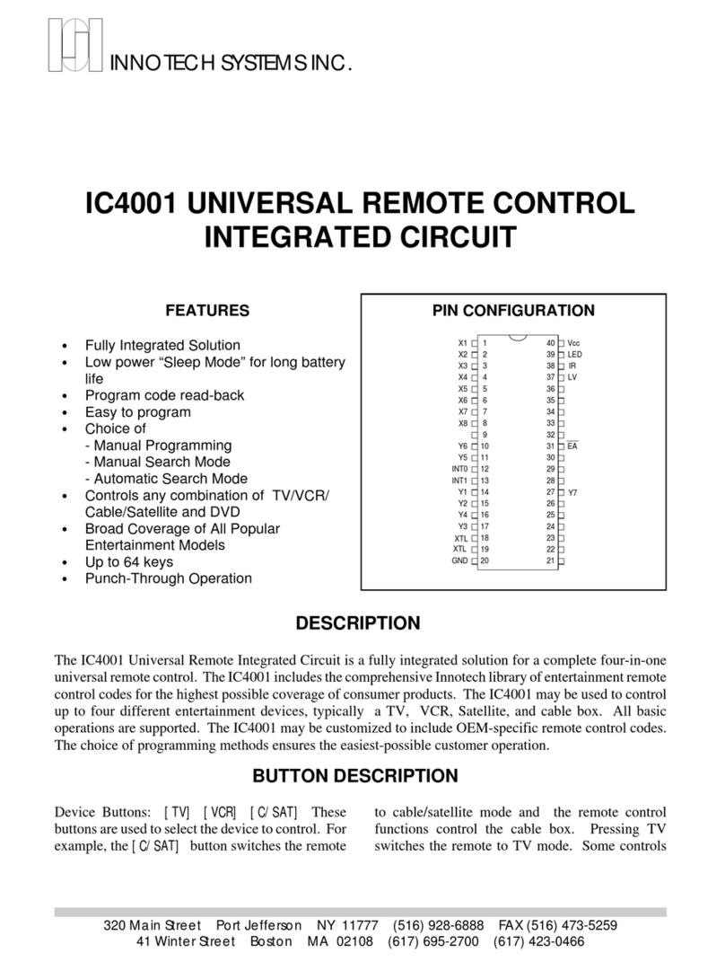 Innotech IC4001 User manual