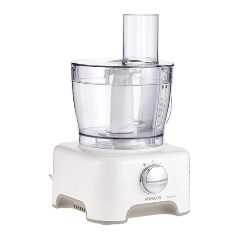 Kenwood Multi Pro FP730 Series Installation guide