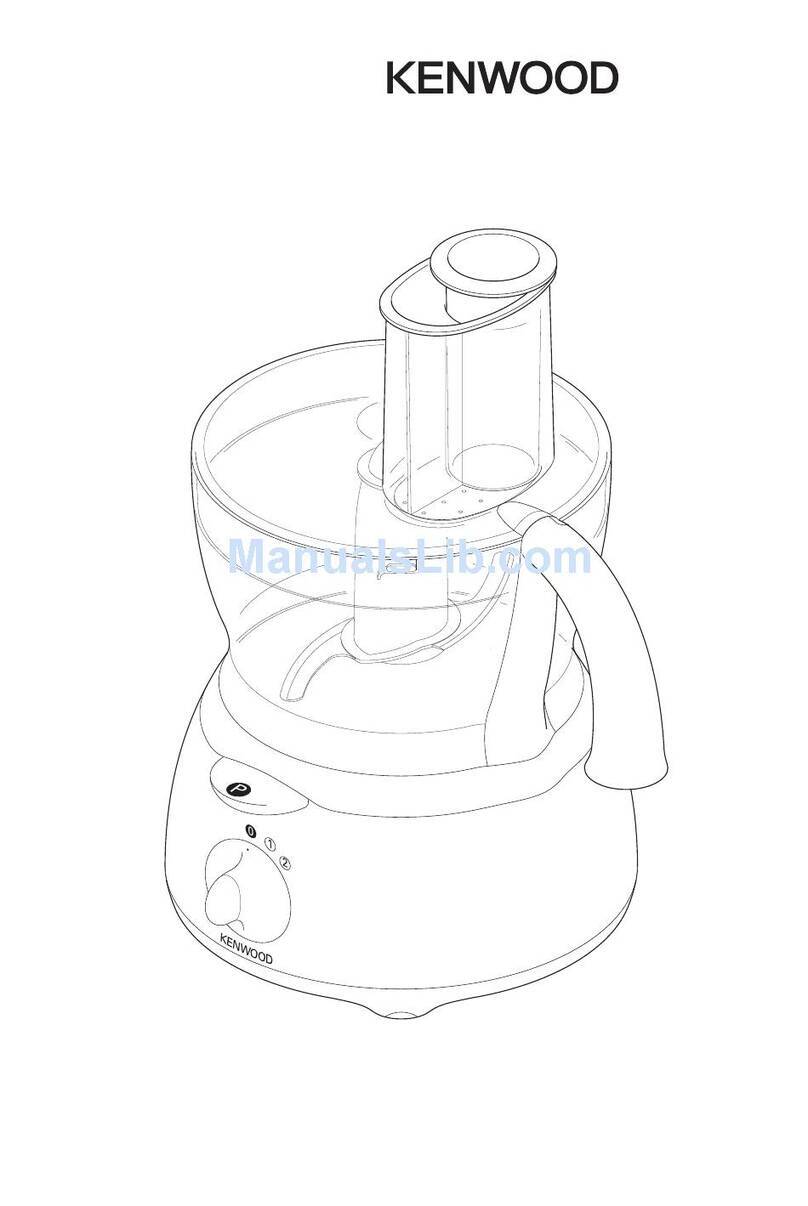 Kenwood FP480 series Installation guide