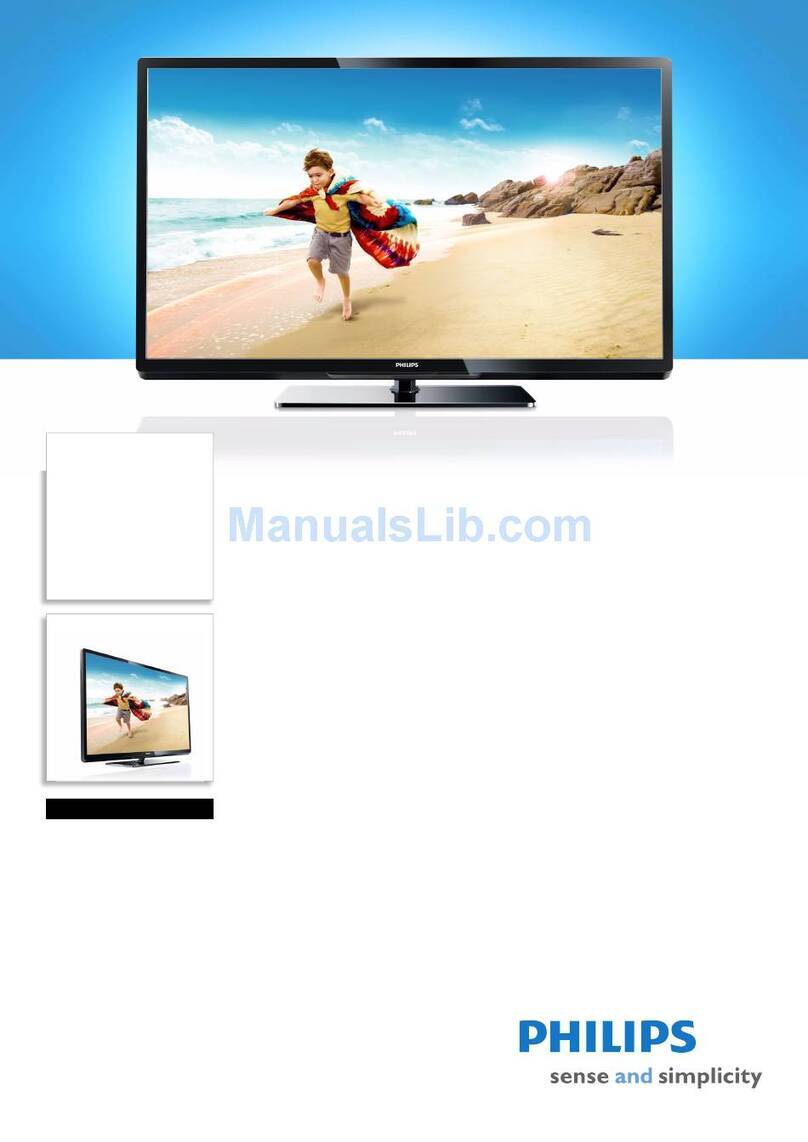 Philips 5000 Series 32PFL5007D/30 User manual