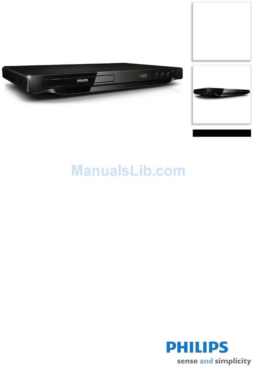 Philips DVP3650K User manual