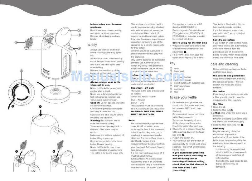 Kenwood SJM030 series Installation guide