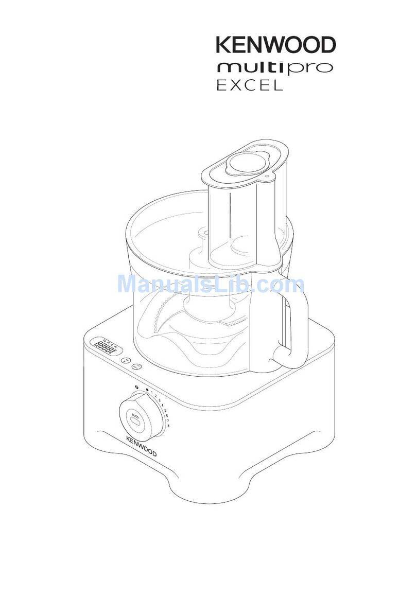 Kenwood FP980 series Installation guide