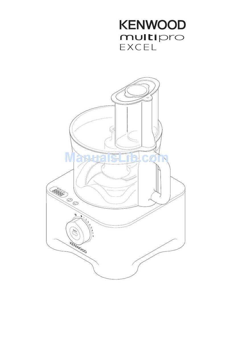 Kenwood FP980 series Installation guide