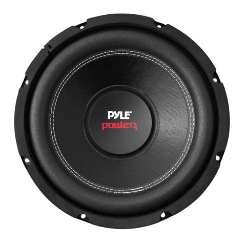 Pyle Power PLPW12D User manual