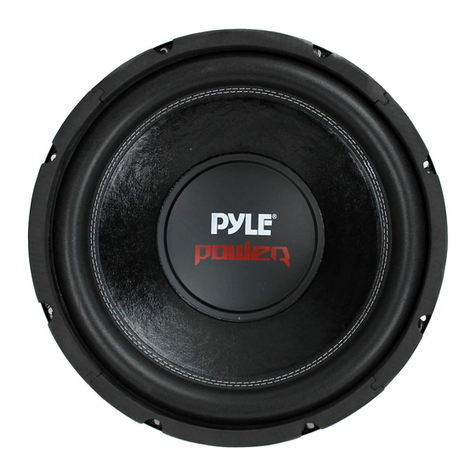 Pyle Power PLPW15D User manual