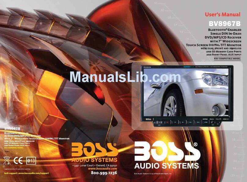 Boss Audio Systems BV8967B User manual