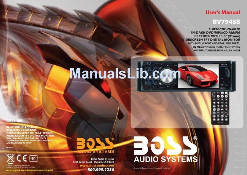 Boss Audio Systems BV7948B user manual