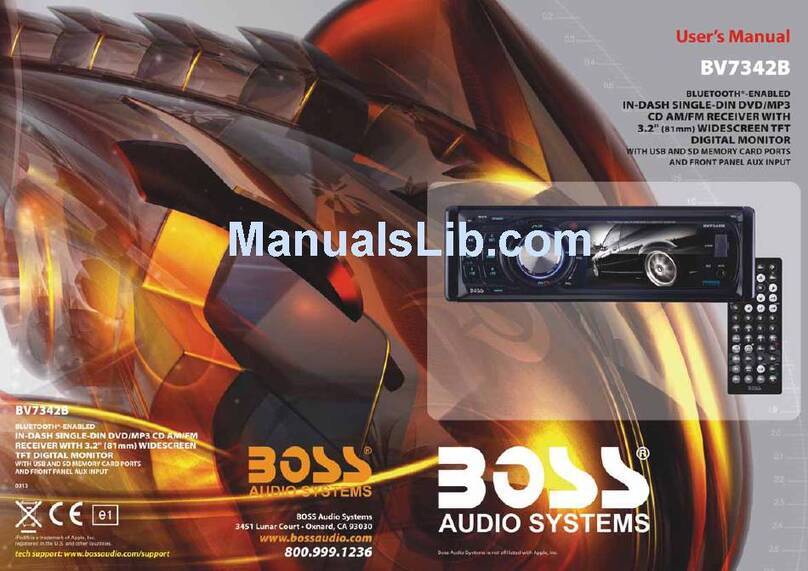 Boss Audio Systems BV7342B user manual