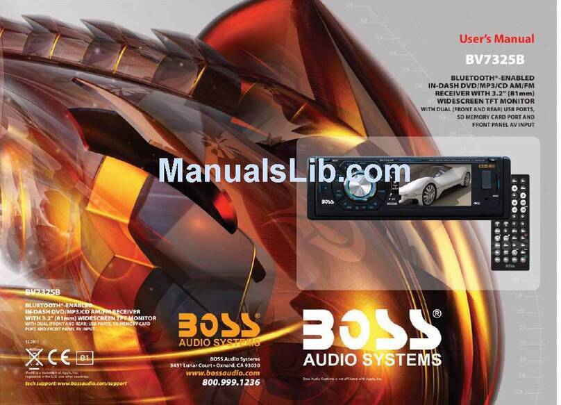 Boss Audio Systems BV7325B user manual