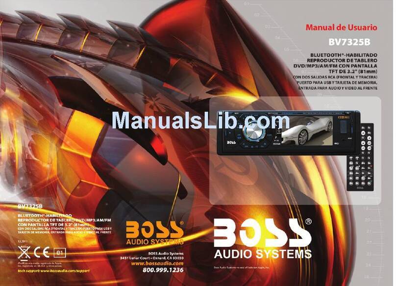 Boss Audio Systems BV7325B Instruction Manual