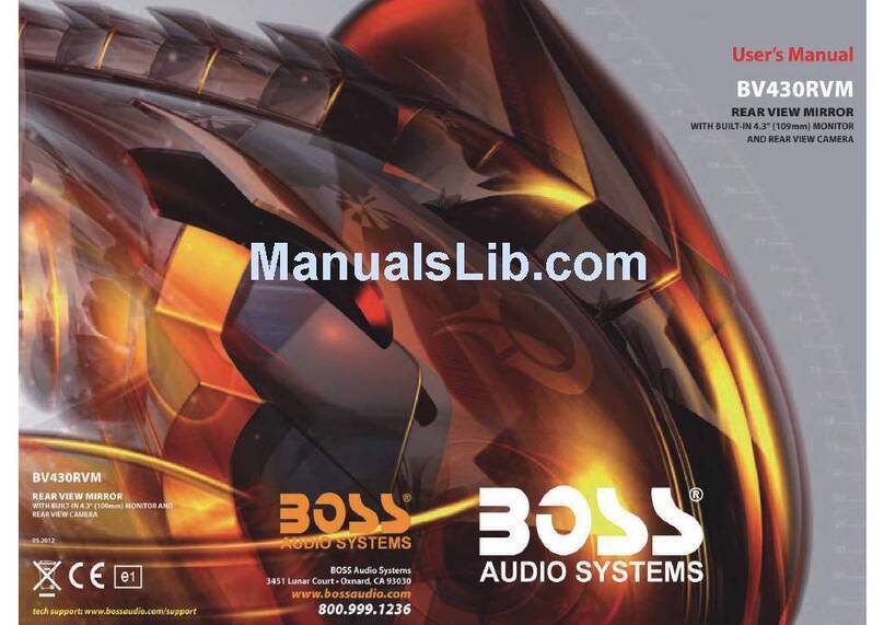 Boss Audio Systems BV430RVM user manual