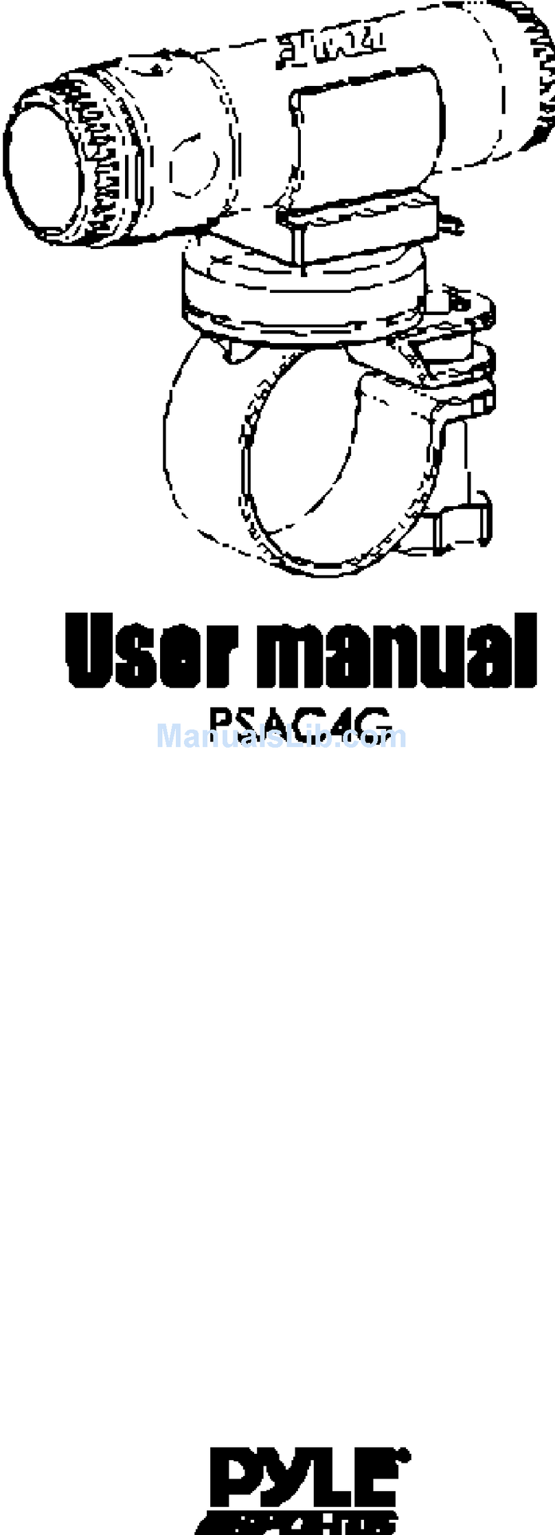 Pyle PSAC4G user manual