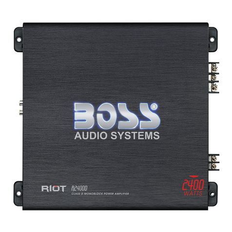 Boss Audio Systems R2400D user manual